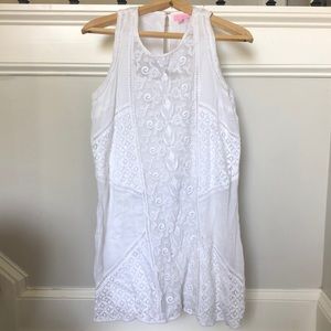 Lilly Pulitzer white lace dress size M